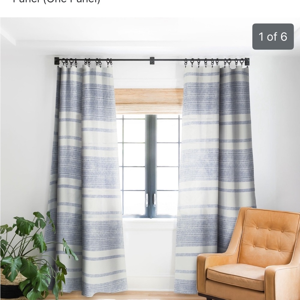 Single 84 inch curtain panel